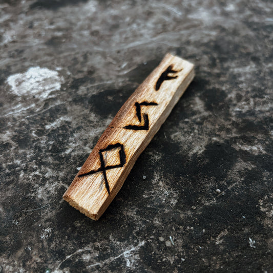 Palo Santo | Ritualizado con Runas del Futhark Antiguo